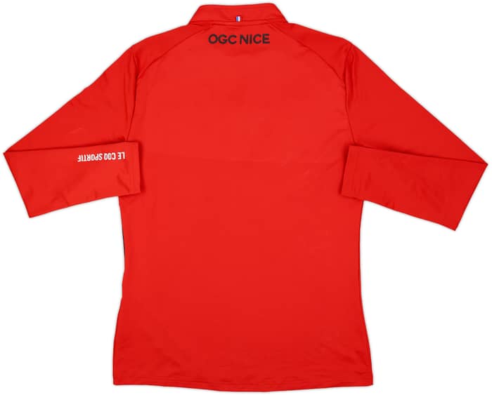 2023-24 Nice Le Coq Sportif 1/4 Zip Drill Top - 8/10 - (M)