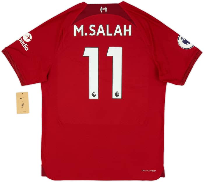 2022-23 Liverpool Authentic Home Shirt M.Salah #11 (L)