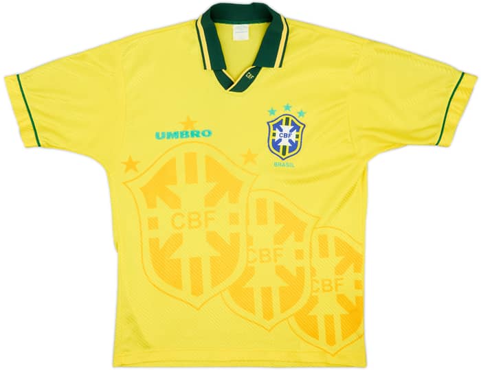 1994 Brazil Home Shirt - 6/10 - (L)