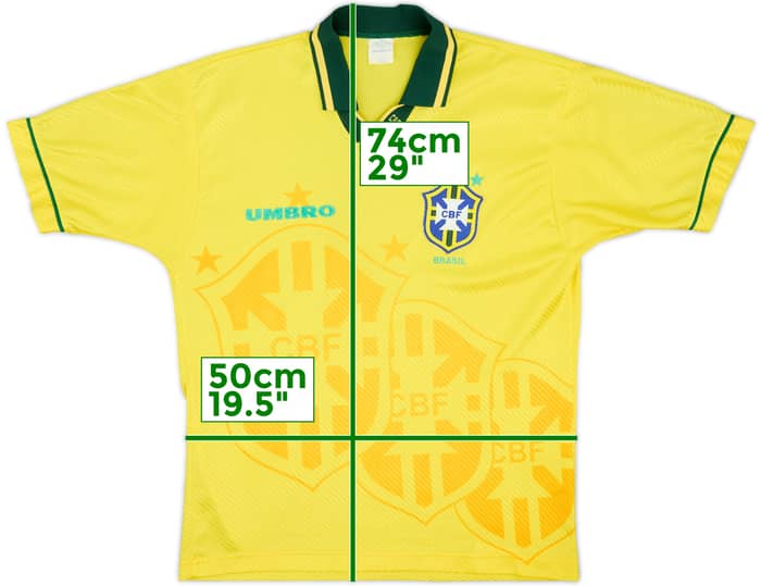 1994 Brazil Home Shirt - 6/10 - (L)