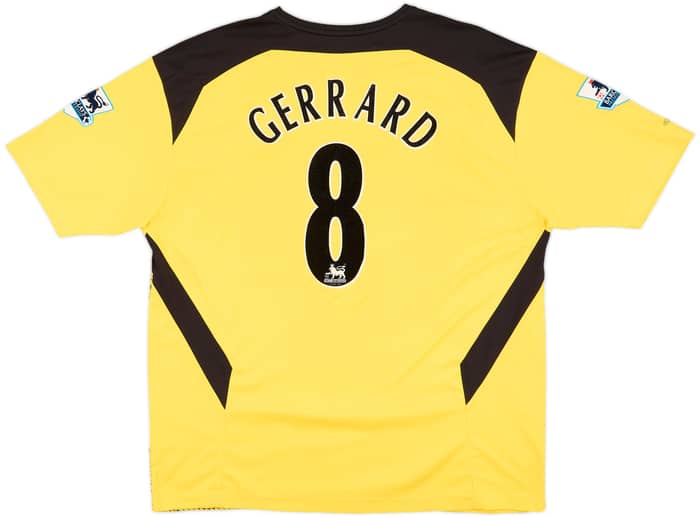 2004-06 Liverpool Away Shirt Gerrard #8 - 7/10 - (XL)