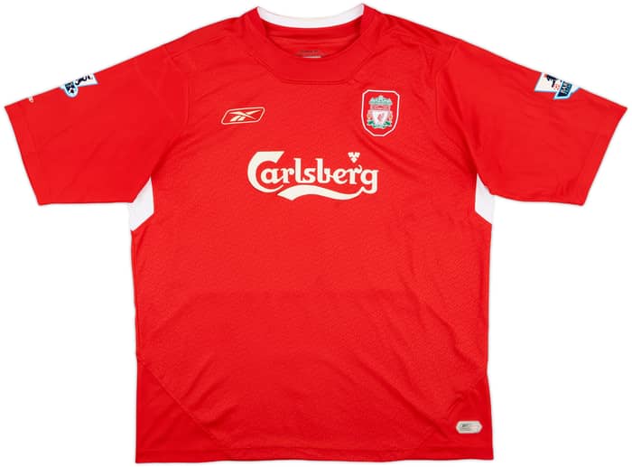 2004-06 Liverpool Home Shirt Cisse #9 - 5/10 - (XL)