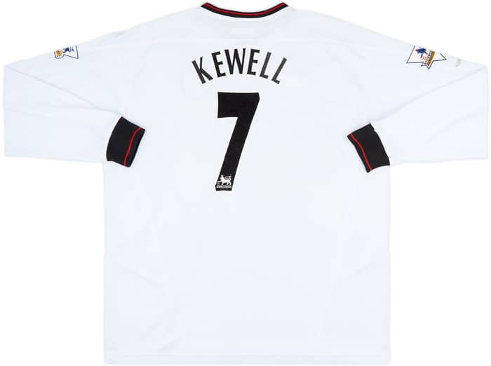 2003-04 Liverpool Away L/S Shirt Kewell #7 - 8/10 - (XL)