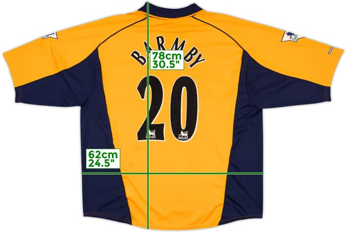2000-02 Liverpool Away Shirt Barmby #20 - 8/10 - (L)