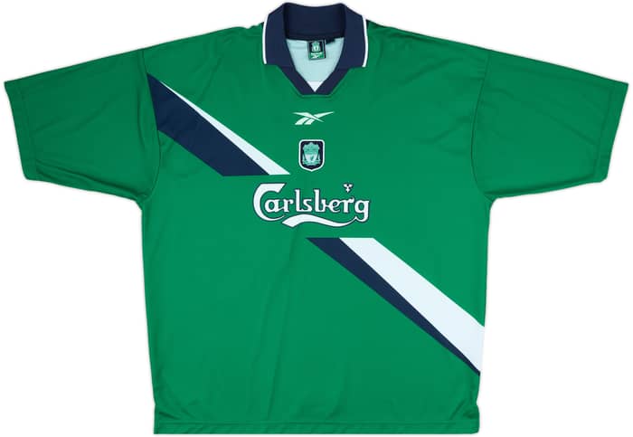 1999-00 Liverpool Away Shirt Gerrard #28 - 9/10 - (XL)