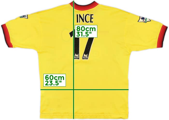 1997-99 Liverpool Away Shirt Ince #17 - 9/10 - (L)