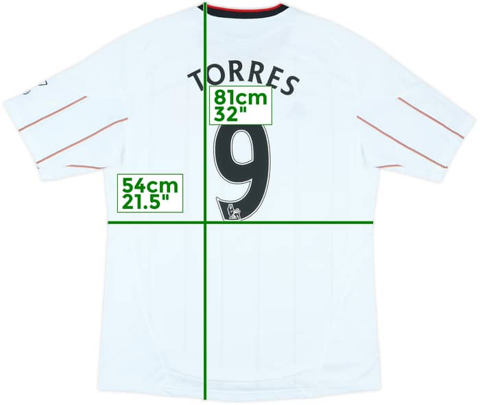 2010-11 Liverpool Away Shirt Torres #9 - 6/10 - (L)