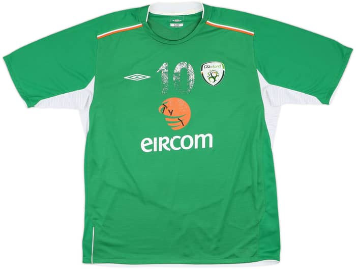 2004-06 Ireland Home Shirt #10 - 4/10 - (XL)