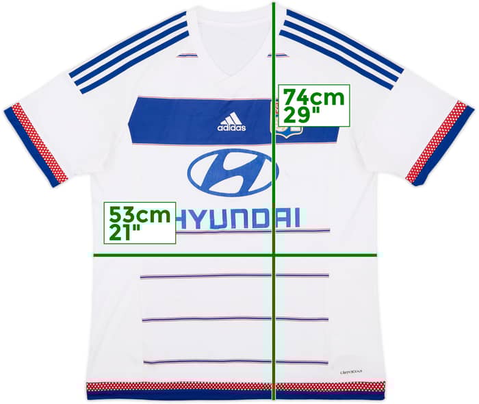 2015-16 Lyon Home Shirt - 6/10 - (L)