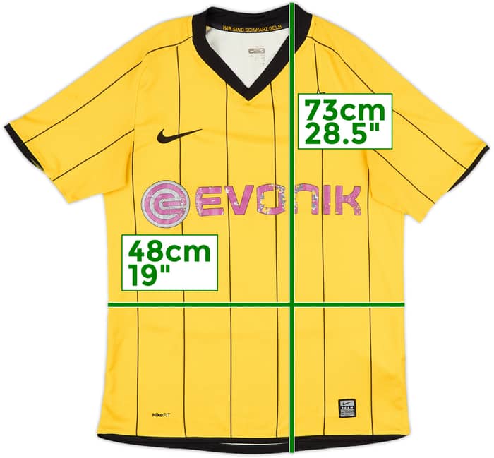 2008-09 Borussia Dortmund Home Shirt - 4/10 - (S)