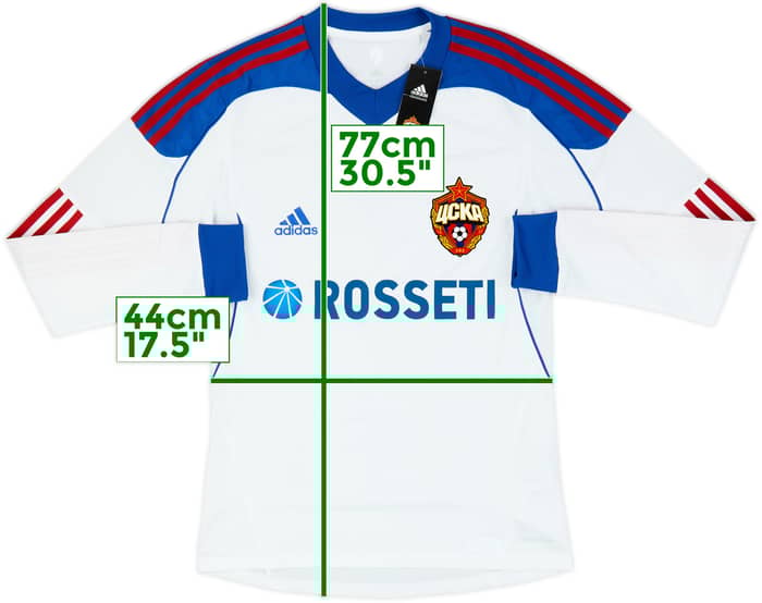 2013-14 CSKA Moscow Player Issue Away L/S Shirt (M)
