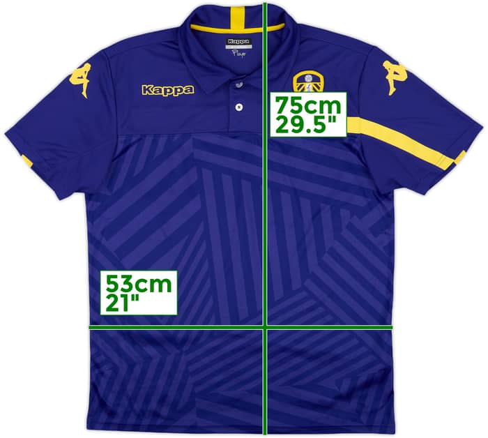 2016-17 Leeds United Kappa Polo Shirt - 9/10 - (XL)