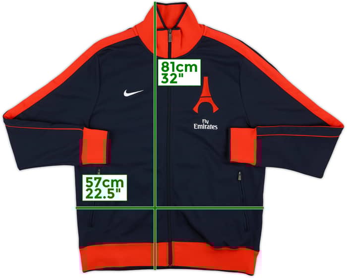 2010-11 Paris Saint-Germain Nike Track Jacket - 10/10 - (XL)