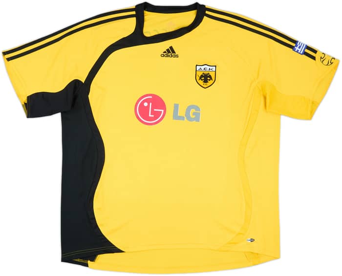 2006-07 AEK Athens Home Shirt Julio Cesar #99 - 7/10 - (XXL)
