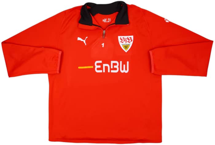 2008-09 Stuttgart Player Issue Puma 1/4 Zip Drill Top #1 - 8/10 - (XL)