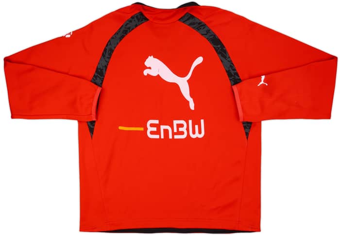 2008-09 Stuttgart Player Issue Puma 1/4 Zip Drill Top #1 - 8/10 - (XL)