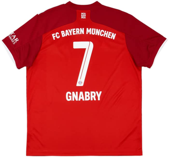 2021-22 Bayern Munich Home Shirt Gnabry #7 - 10/10 - (XL)