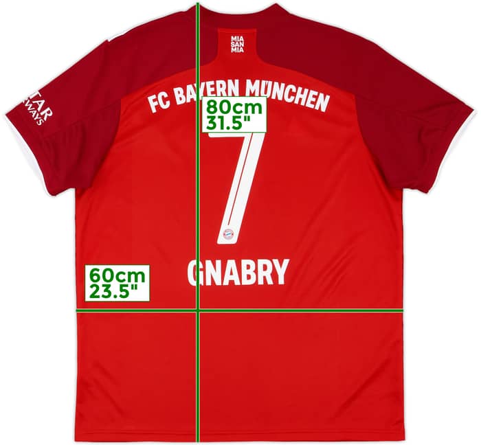 2021-22 Bayern Munich Home Shirt Gnabry #7 - 10/10 - (XL)
