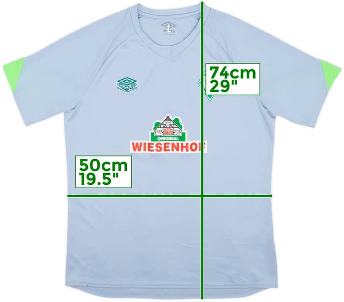 2018-19 Werder Bremen Umbro Authentic Training Shirt - 8/10 - (L)