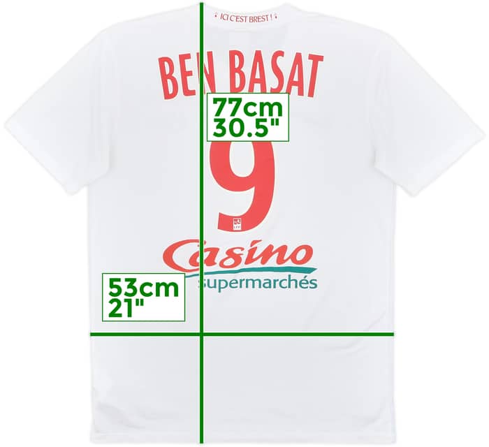 2012-13 Stade Brestois Home Shirt Ben Basat #9 - 9/10 - (M)
