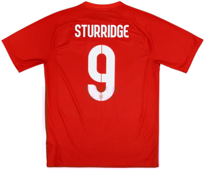 2014-15 England Away Shirt Sturridge #9 - 10/10 - (M)