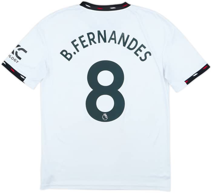 2022-23 Manchester United Away Shirt B.Fernandes #8 - 6/10 - (15-16 Years)