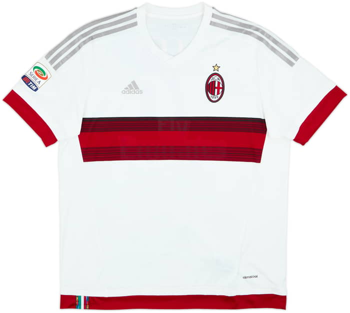 2015-16 AC Milan Away Shirt Bacca #70 - 4/10 - (XL)