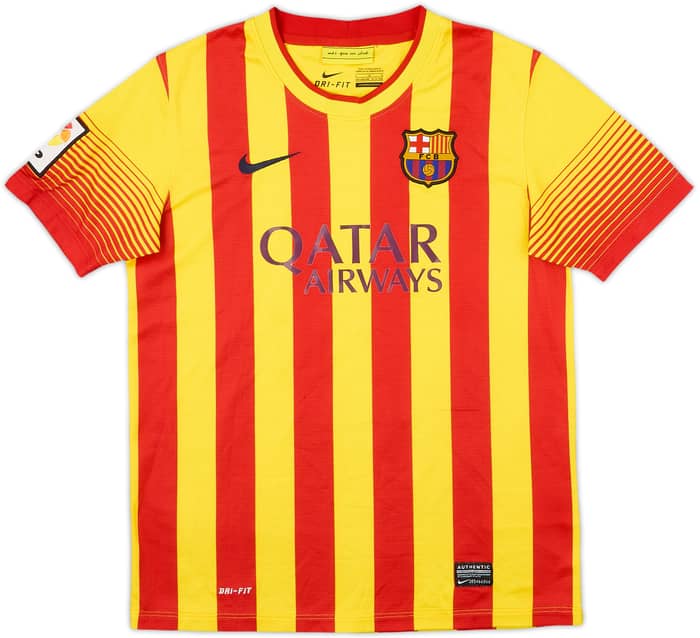 2013-15 Barcelona Away Shirt - 7/10 - (13-14 Years)