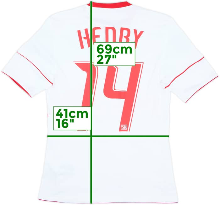 2010 New York Red Bulls Maillot Domicile Henry #14 - 8/10 - (S)