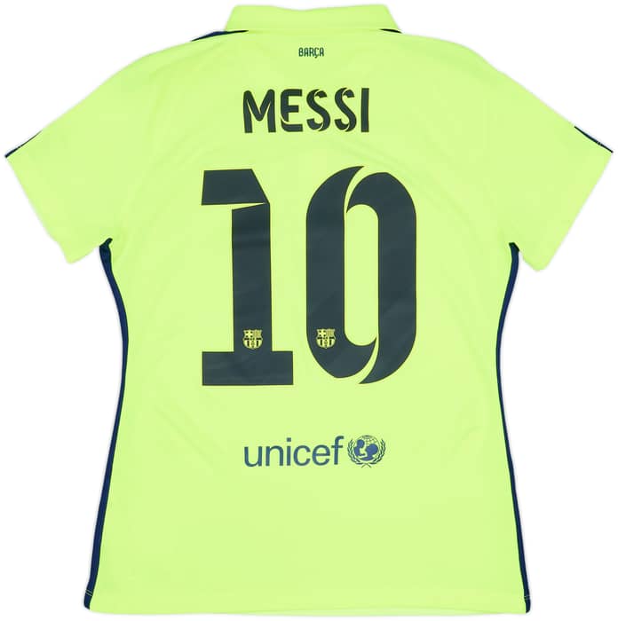 2014-15 Barcelona Third Shirt Messi #10 - 9/10 - (Women's L)