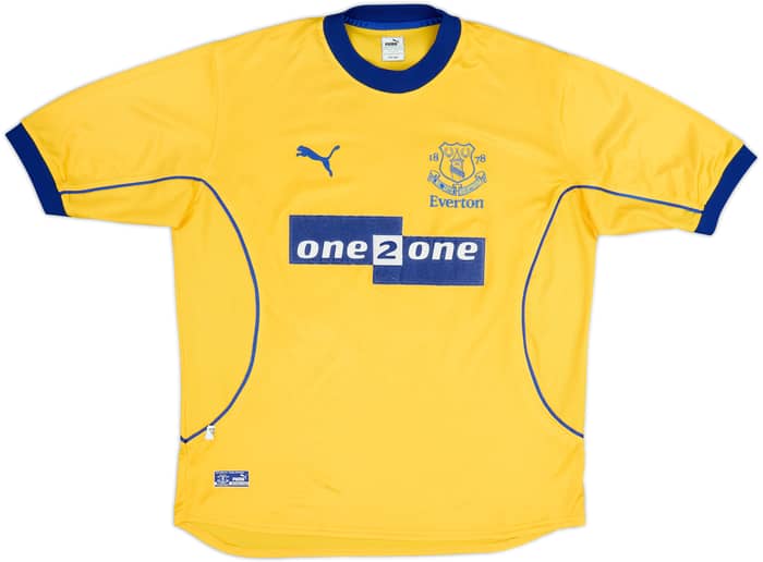 2000-01 Everton Away Shirt Xavier #28 - 8/10 - (L)