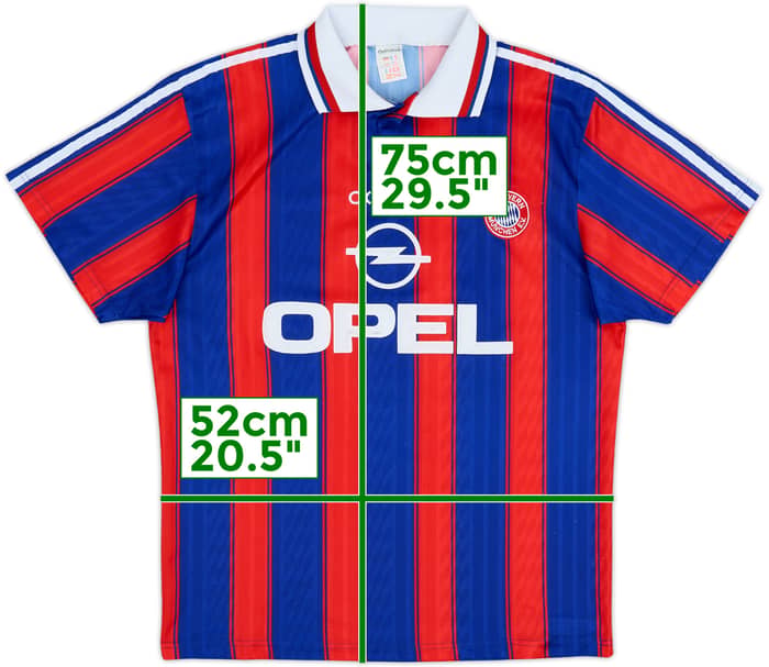 1995-97 Bayern Munich 'Squad Signed' Home Shirt - 8/10 - (M)