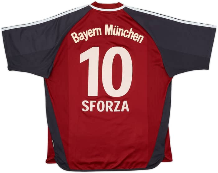 2001-02 Bayern Munich Home Shirt Sforza #10 - 8/10 - (L)
