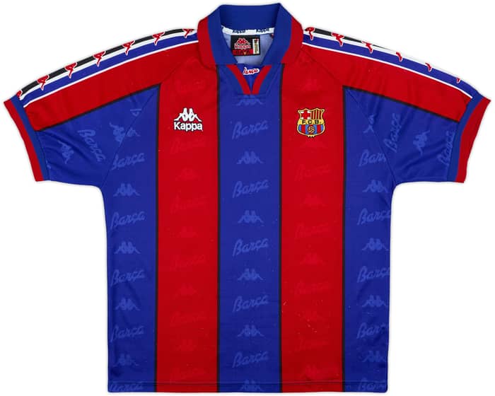 1995-97 Barcelona Home Shirt - 8/10 - (S)