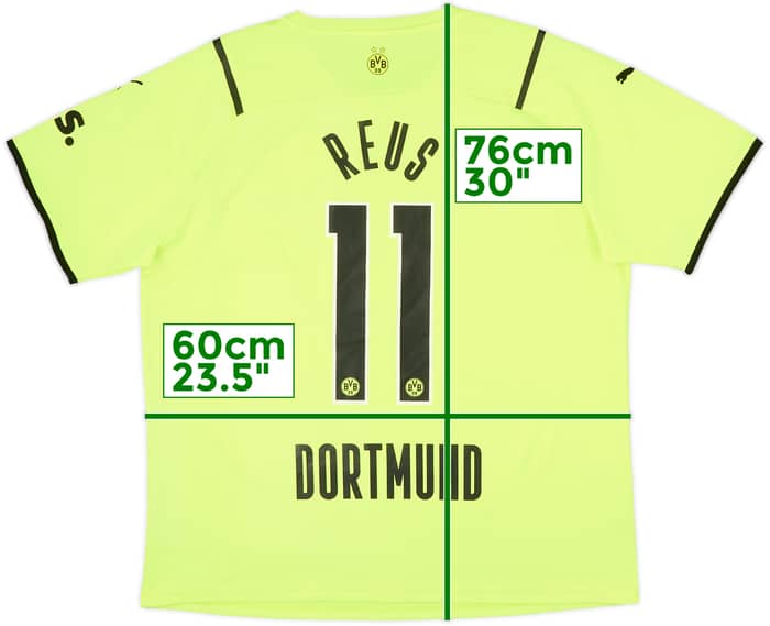 2021-22 Borussia Dortmund European Home Shirt Reus #11 - 10/10 - (XL)