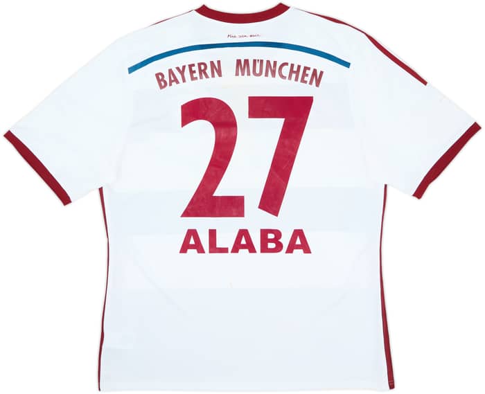 2014-15 Bayern Munich Away Shirt Alaba #27 - 4/10 - (XL)