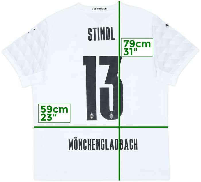 2020-21 Borussia Monchengladbach Home Shirt Stindl #13 - 8/10 - (XL)