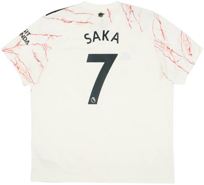 2020-21 Arsenal Away Shirt Saka #7 - 8/10 - (XXL)
