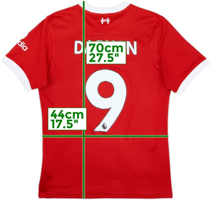 2023-24 Liverpool Home Shirt Darwin #9 - 6/10 - (S)