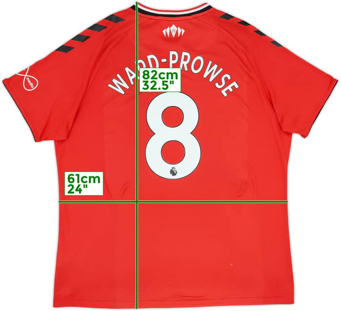 2021-22 Southampton Home Shirt Ward-Prowse #8 - 8/10 - (XXL)