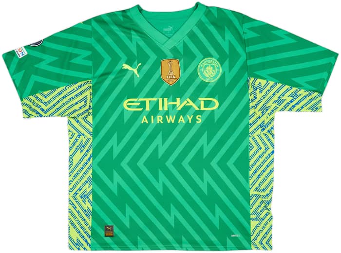 2023-24 Manchester City GK Shirt Ederson #31 - 8/10 - (XL)