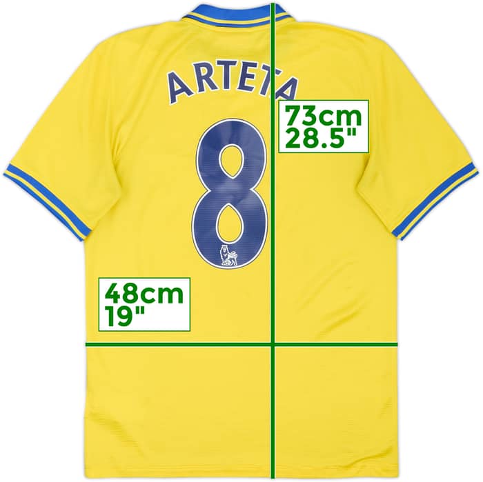 2013-14 Arsenal Away Shirt Arteta #8 - 6/10 - (S)