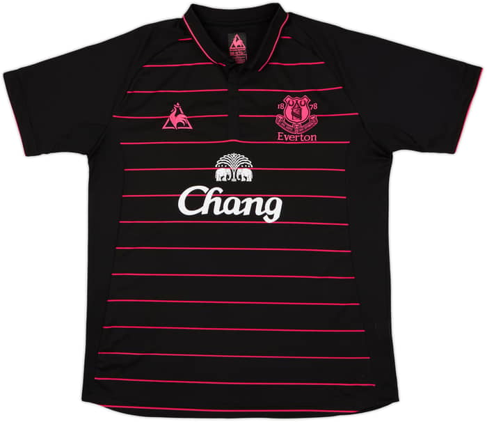 2009-10 Everton Away Shirt Baines #3 - 10/10 - (L)