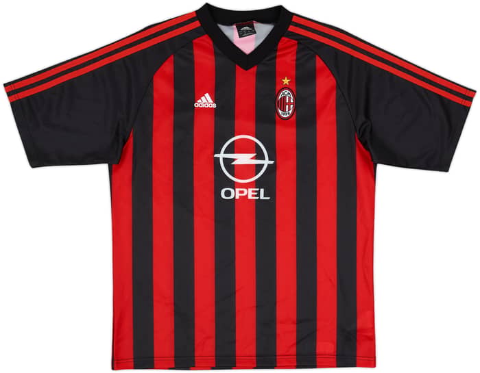 2002-03 AC Milan Home Shirt Shevchenko #7 - 8/10 - (15-16 Years)