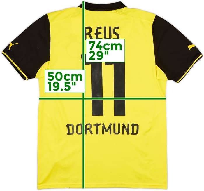 2013-14 Borussia Dortmund CL Home Shirt Reus #11 - 7/10 - (M)