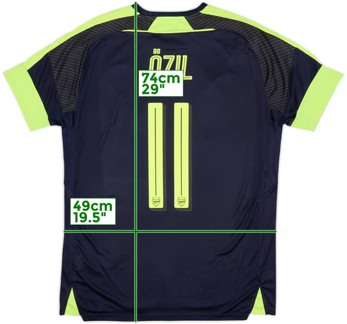 2016-17 Arsenal Third Shirt Ozil #11 - 7/10 - (L)