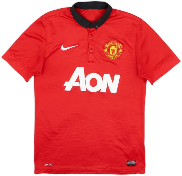 2013-14 Manchester United Home Shirt Carrick #16 - 5/10 - (S)