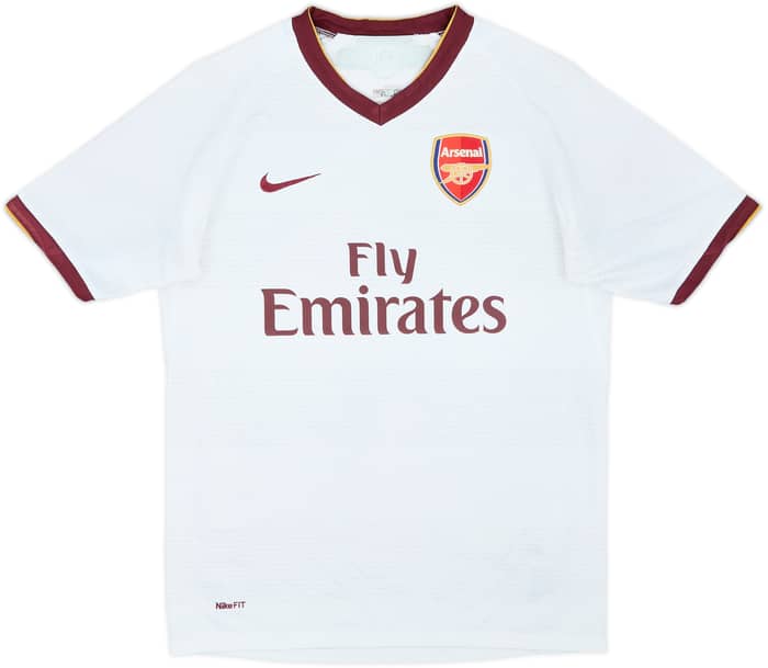 2007-08 Arsenal Away Shirt Fabregas #4 - 7/10 - (13-14 Years)