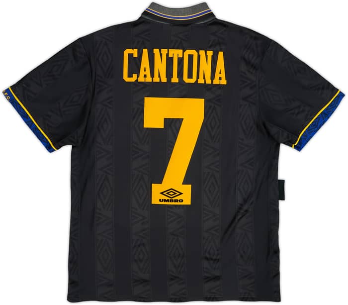 1993-95 Manchester United Away Shirt Cantona #7 - 5/10 - (M)