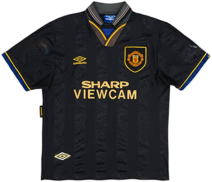 1993-95 Manchester United Away Shirt Cantona #7 - 5/10 - (M)